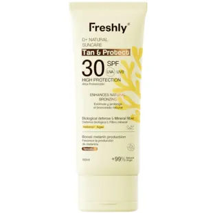 Freshly Cosmetics D+ Natural Suncare Tan &amp; Protect SPF30 100 ml