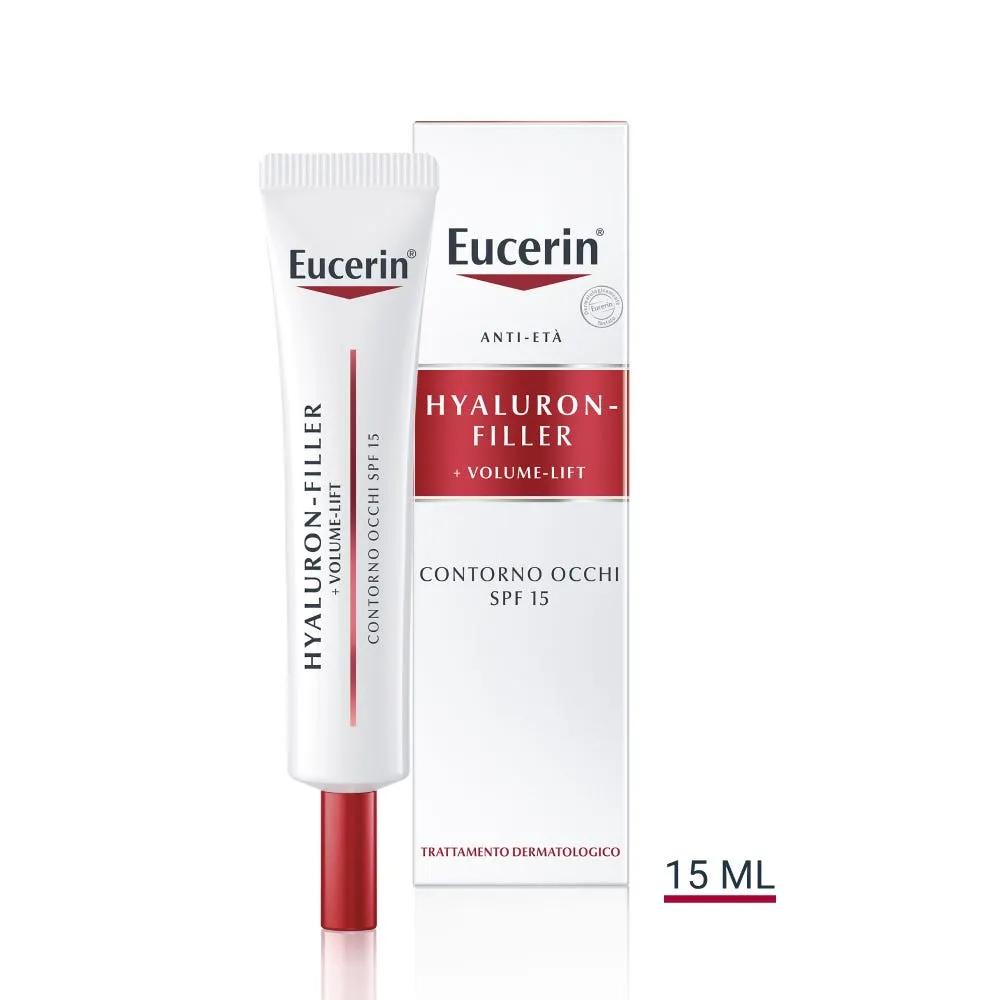 Eucerin Hyaluron-Filler+Volume-Lift Contorno Occhi Crema Anti-rughe 15 ml