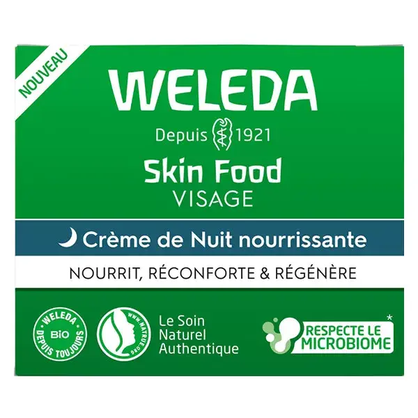Weleda Skin Food Crème de Nuit Nourrissante Bio 40ml