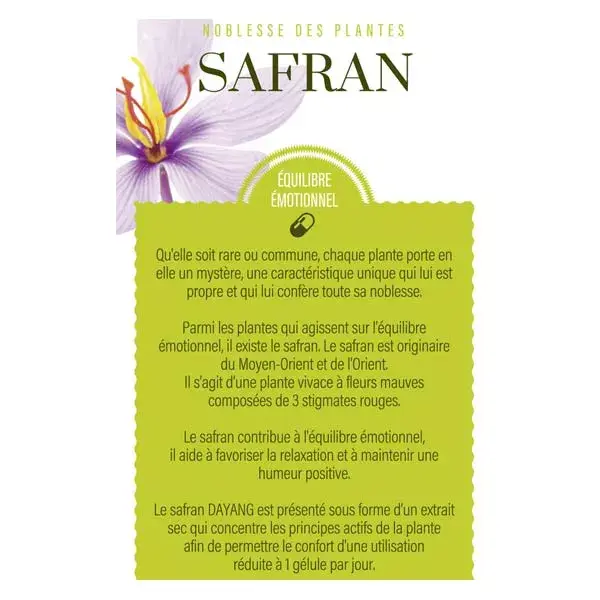 Dayang Safran 15 gélules
