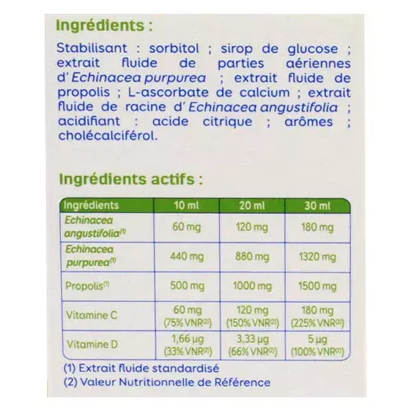 Alvityl -Défenses Sirop Echinacées, Propolis, Vitamines C & D dès 3 ans 240 ml