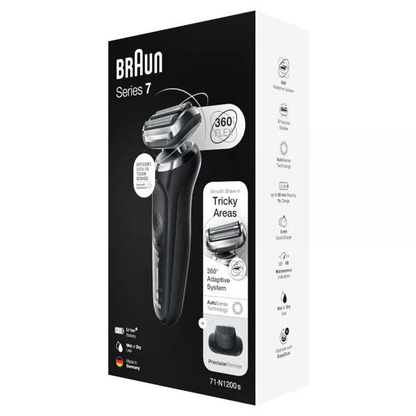 Rasoio elettrico Braun N1200s Series 7 71-360° Flex