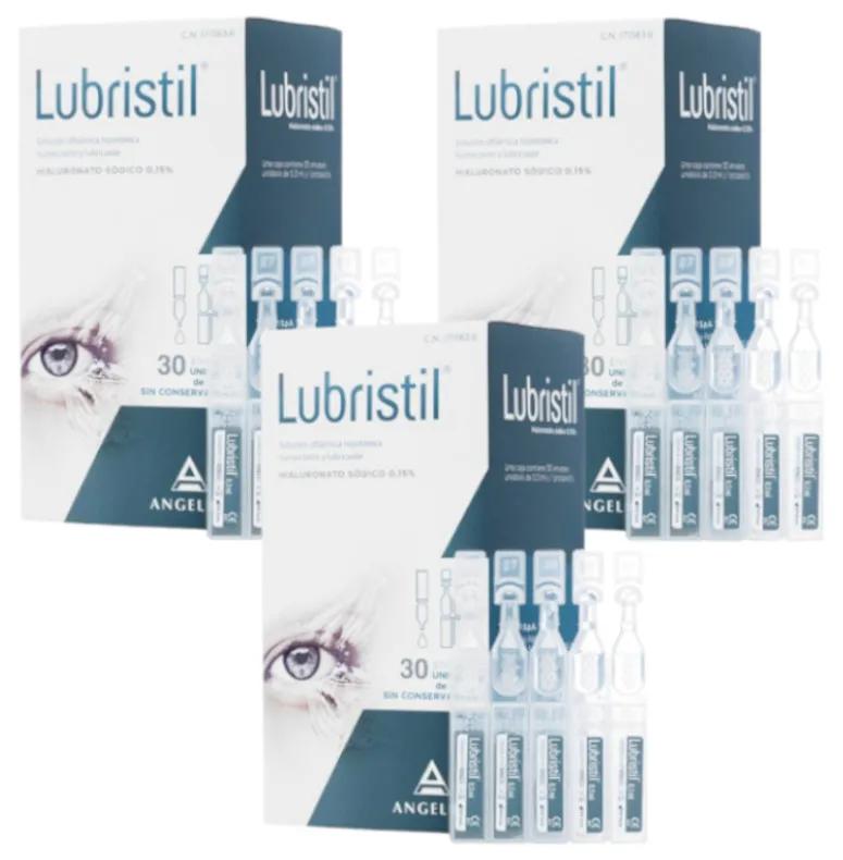 Lubristil Lubrifiant Oculaire 3x30 Unidose