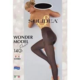 Solidea Wonder Model Opaque 140 DEN Collant Compressivi Colore Blu Taglia 3