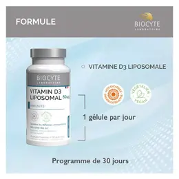 Biocyte Vitamine D Liposomal 30 gélules