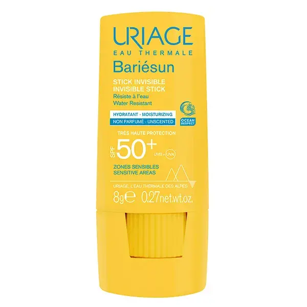 Uriage Bariésun Stick Solaire Invisible SPF50+ Sans Parfum 8g