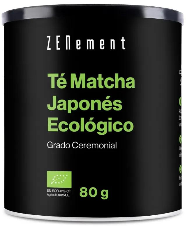 ZENement Organic Japanese Matcha Tea Ceremonial Grade 80 gr