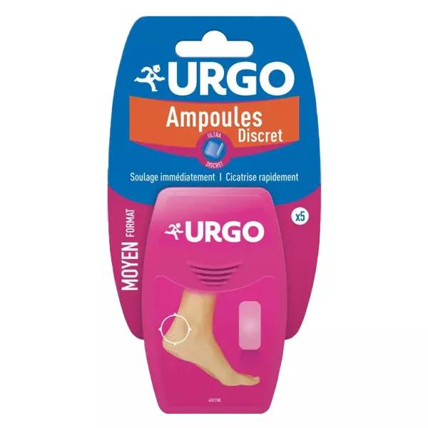 Urgo Pieds Mains Ampoules Pansement Hydrocolloïde Talon Moyen Format 5 unidades