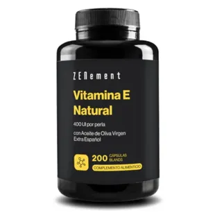 ZENement Natural Vitamin E + Organic Spanish Extra Virgin Olive Oil 200 Pearls