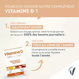 Vitavea Vitamine D 100% VNR Défenses naturelles Immunité 90 comprimés