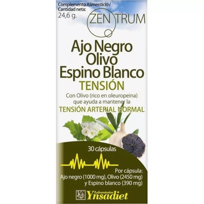 Ynsadiet Zentrum Black Garlic Hawthorn Olive 30 Capsules