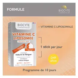 Biocyte Vitamine C Liposomée 10 sticks