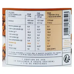 Protifast En-Cas Hyperprotéiné Muesli Chocolat Caramel Pot 450g