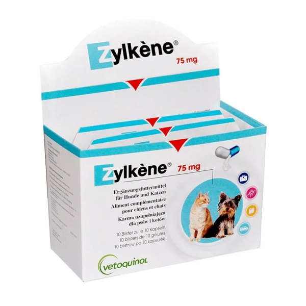 Vetoquinol Zylkene para Perros y Gatos 75mg 100 comprimidos