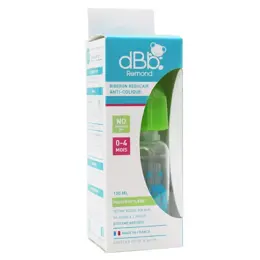 dBb Remond Biberon Régul'Air Vert Translucide 120ml