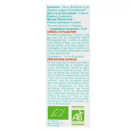 Puressentiel Huile Essentielle Thym à Linalol Bio 5ml