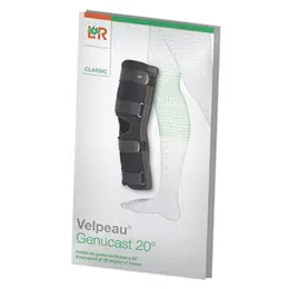 Velpeau Genucast 20° Attelle de Genou Taille 1 Noir