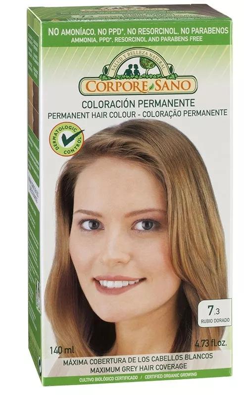 Corpore Sano permanent dye no. 7.3 blonde Golden 140ml