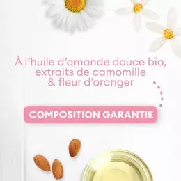 Cadum Bébé Bonne Nuit Huile Lavante Corps & Cheveux Lavante Apaisante Camomille & Fleur d'Oranger 750ml