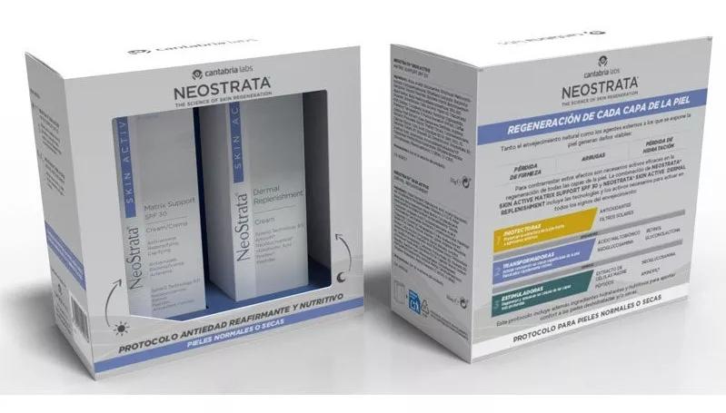 Neostrata Skin Active Matrix Support SPF30 50ml + dermal Replenishment 50ml