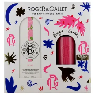 Roger&Gallet Rose Agua Perfumada Bienestar 100 ml + Vela