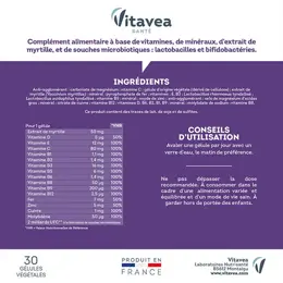 Vitavea Multi Vitamines Senior Energie Vision Mémoire 30 gélules