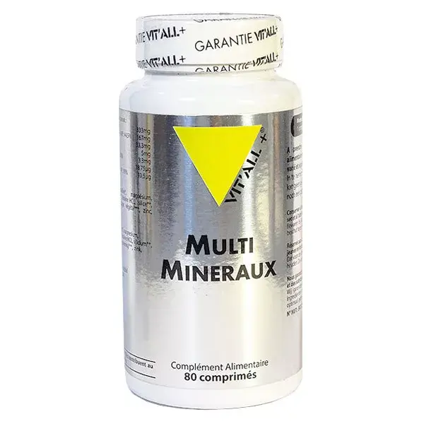 Vit'all+ Multi Minéraux 80 comprimés