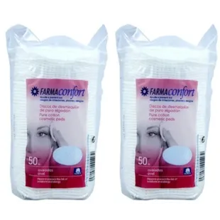 Farmaconfort Oval Makeup Remover Pads 2x50 pcs