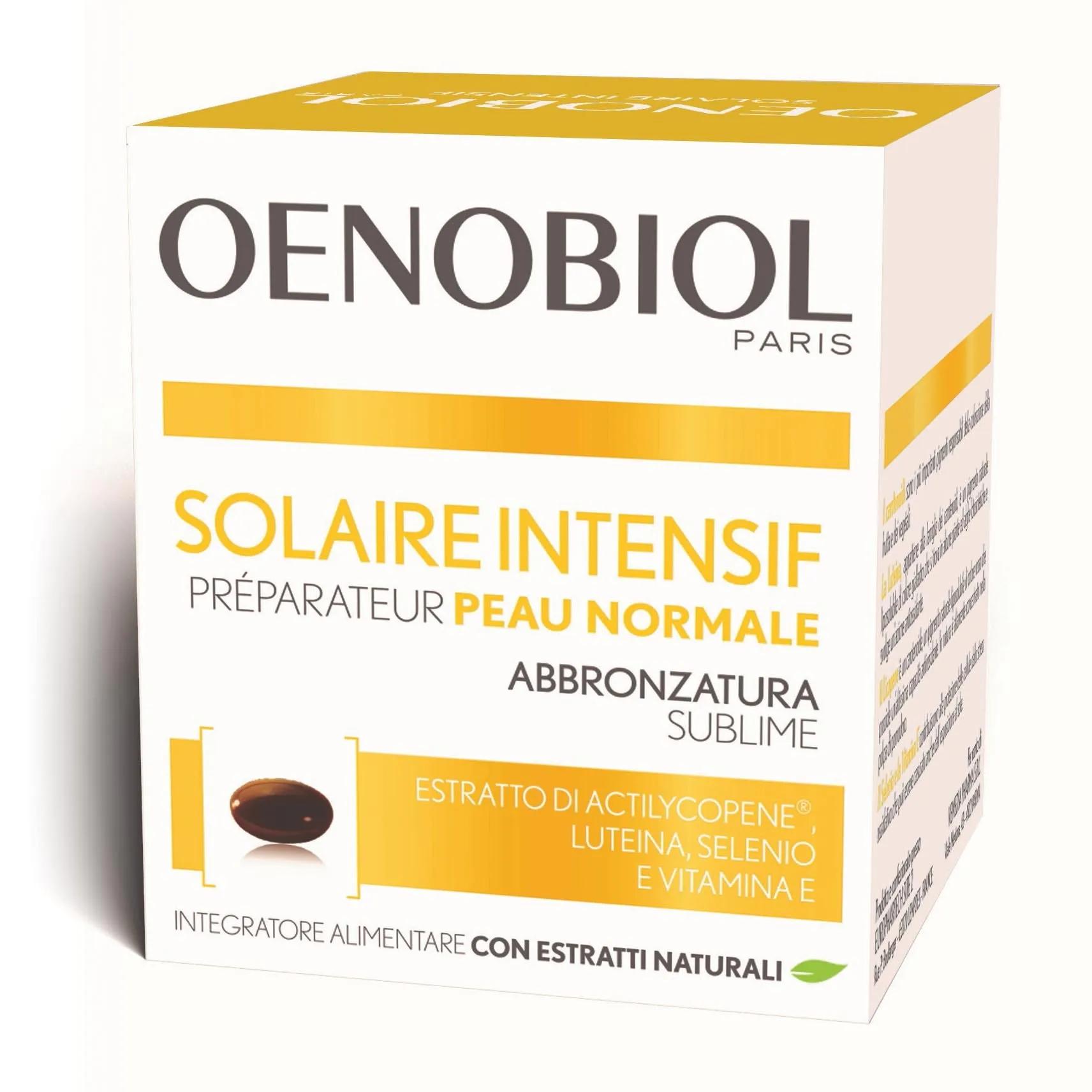 Oenobiol Solaire Intensif Integratore Preparazione Solare 30 Capsule