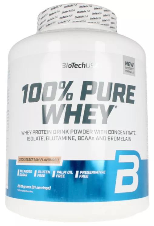 Biotech Usa 100% Pure Whey Cookies&Cream 2270 gr