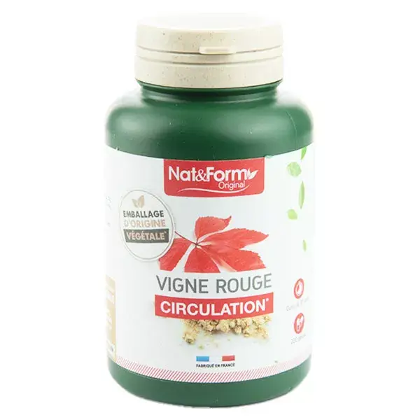 NAT & Form naturally vine red 200 capsules