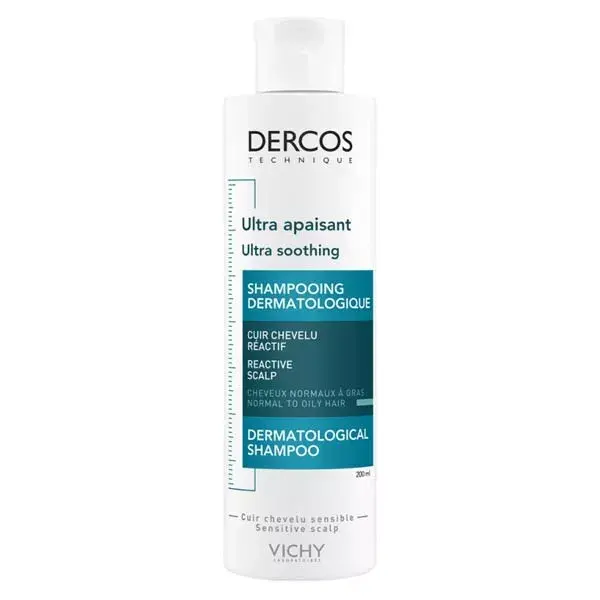 Vichy Dercos Ultra Soothing Dermatological Shampoo Normal to Oily Hair 200ml