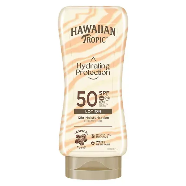 Hawaiian Tropic Lotion Solaire Hydrating Protection SPF50 - 180ml