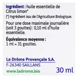 Ladrôme Huile Essentielle Citron Bio 30ml