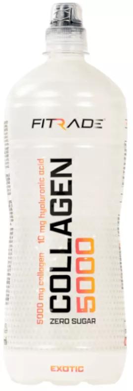 FITRADE COLLAGEN 5000 Funktionsgetränk ohne Gas oder Zucker, exotischer Geschmack, 1 l