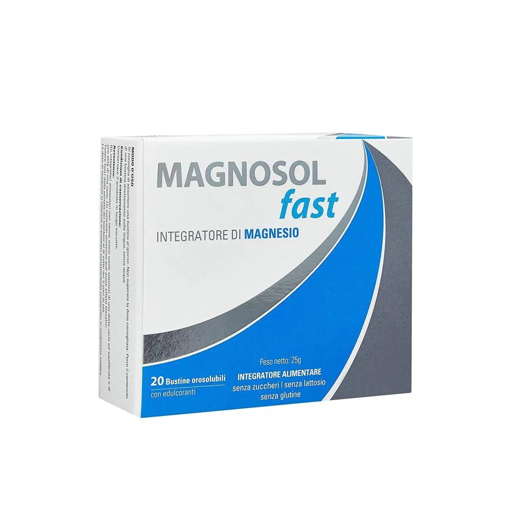 Magnosol Fast Integratore di Magnesio 20 Bustine Orosolubili