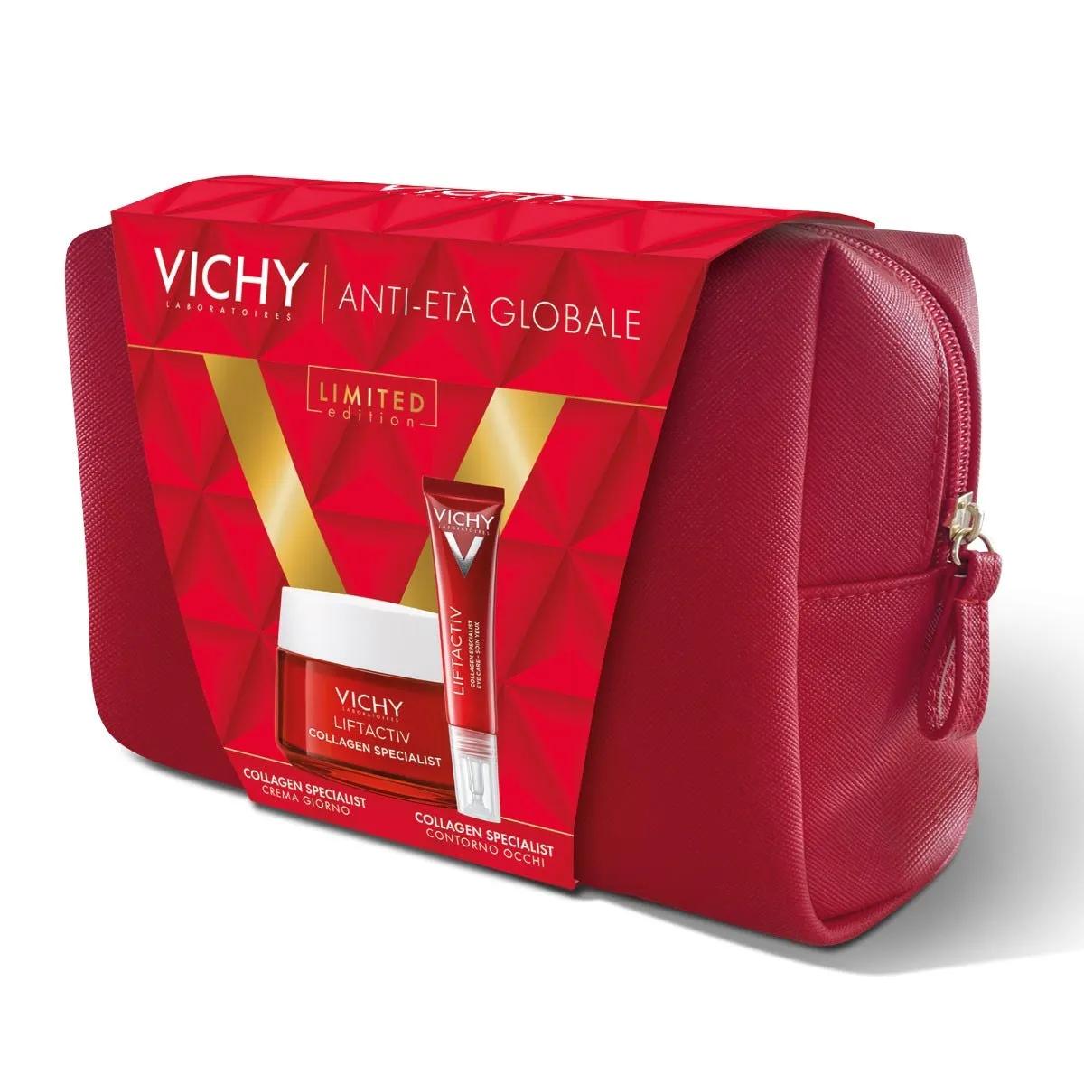 Vichy Cofanetto Anti-Età Globale Con Liftactiv Collagen Specialist Crema Giorno 50 ml + Liftactiv Collagen Specialist Contorno Occhi 15 ml