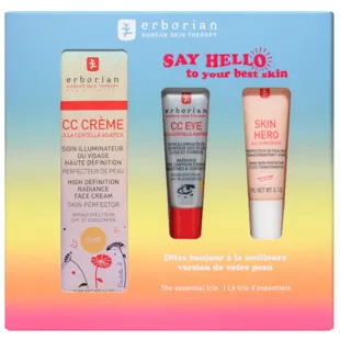 Erborian CC Crème Dore 15 ml + CC Eye 3 ml + Skin Hero 5 ml