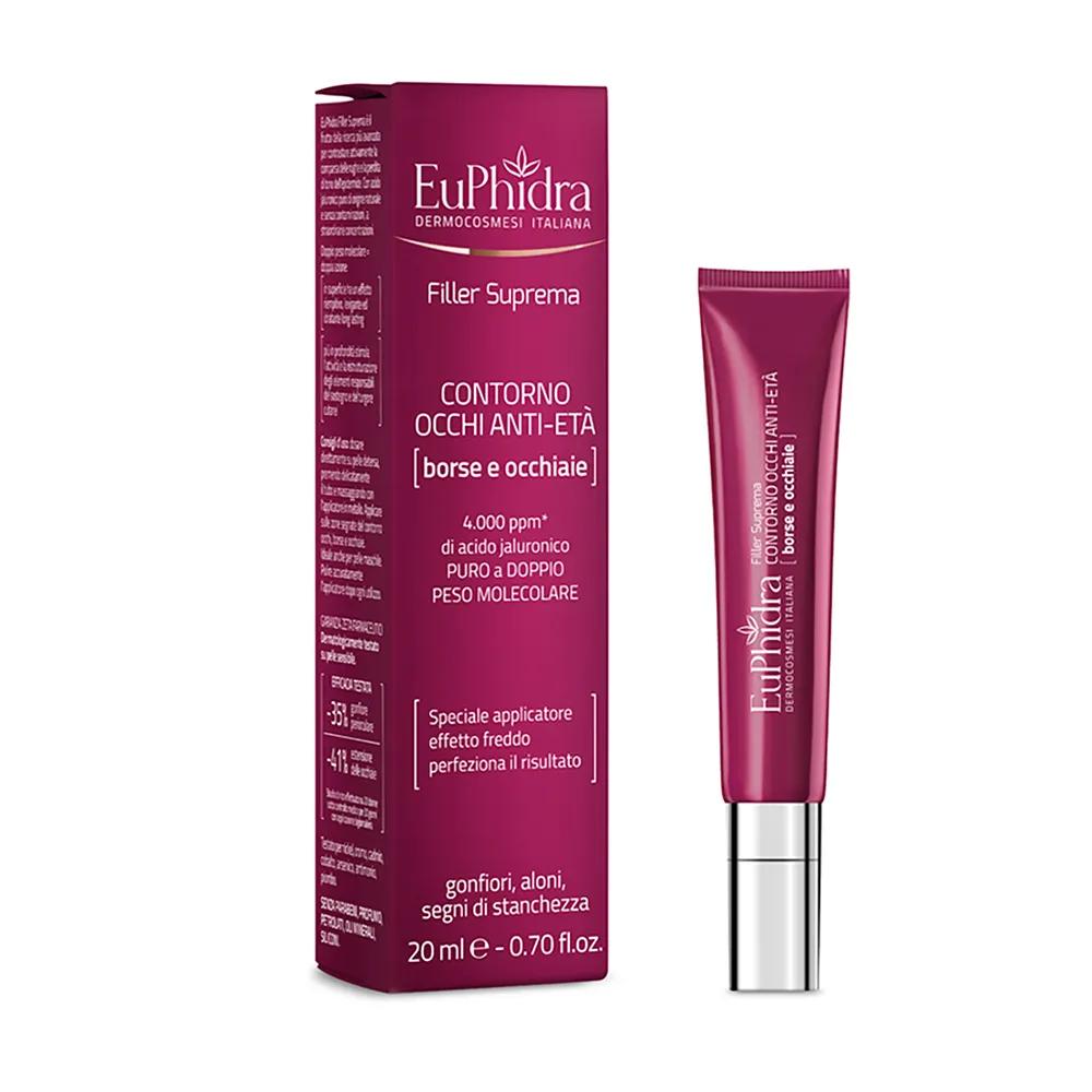 Euphidra Filler Suprema Contorno Occhi Anti-Età Borse e Occhiaie 20 ml