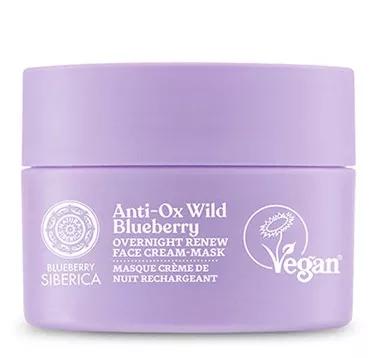 Natura Siberica Blueberry Creme-Máscara Facial Renovação Noturna 50 ml