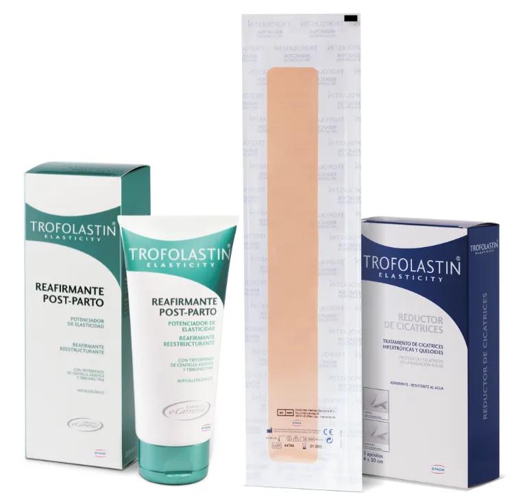 Trofolastine Post-Partum 200 ml + Réducteur de cicatrices 4x30 cm