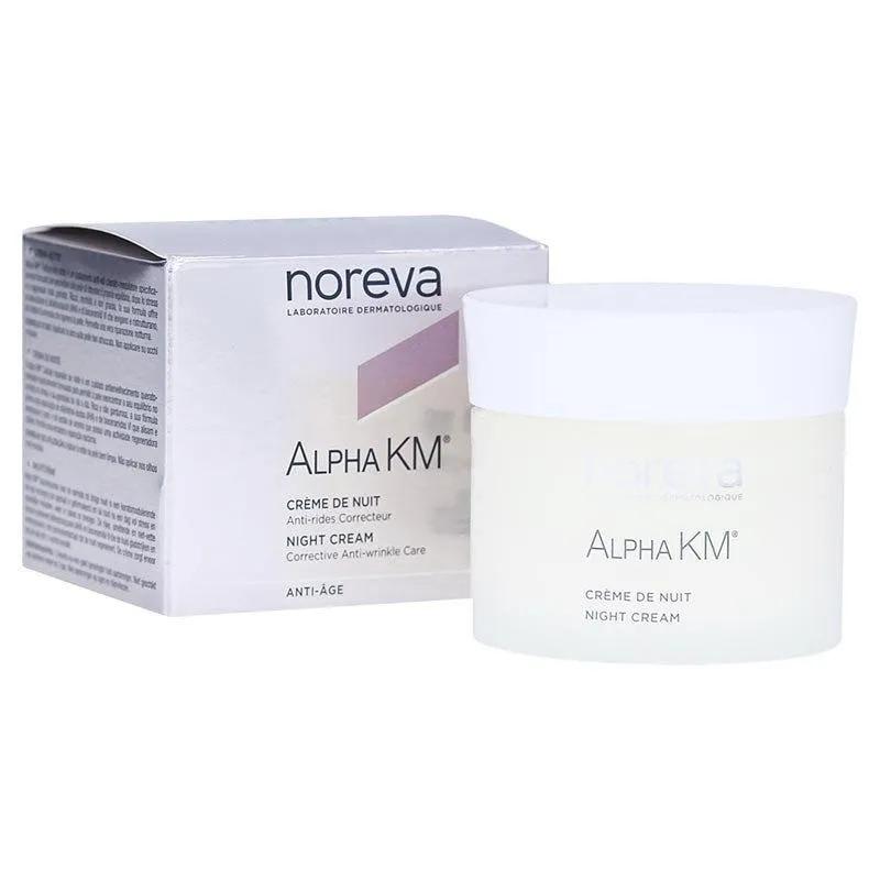 Noreva Alpha KM Crema Notte Trattamento Riparatore Anti-età 50 ml