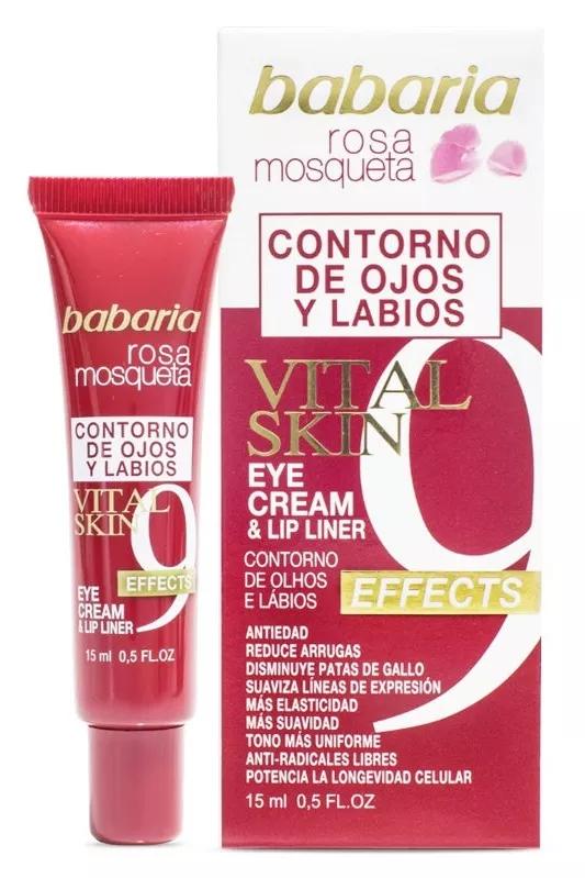 Babaria Contorno de Olhos E Lábios Vital Skin 15ml