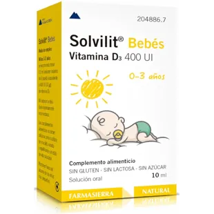 Solvilit Baby Vitamin D3 400IU 0-3 Years 10ml