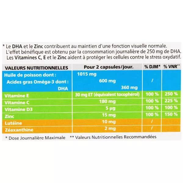 Complément Alimentaire Bausch & Lomb PreserVision 3 - 60 Capsules - Cure 1 Mois - Neuf