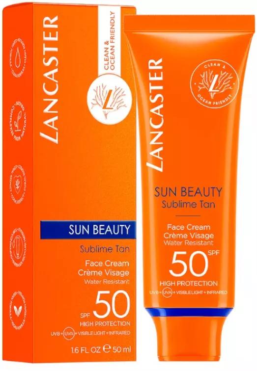 Lancaster Sun Beauty Crème Solaire Visage SPF50 50 ml