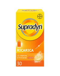 Supradyn Ricarica Integratore Multivitaminico Completo e Minerali, 30 Compresse Effervescenti