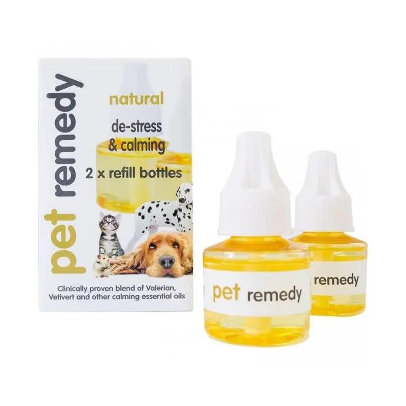 Pet Remedy Diffusore Integratore Rilassante Uso Veterinario 2 Ricariche Flacone 40 ml