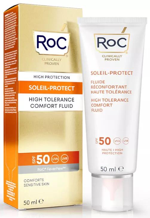 Roc Soleil Protect SOLEIL-PROTECT Fluido dermocalmante SPF 50 Alta Tolerancia 50ml