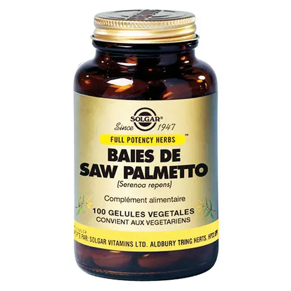Solgar Saw Palmetto 100 comprimidos vegetales 